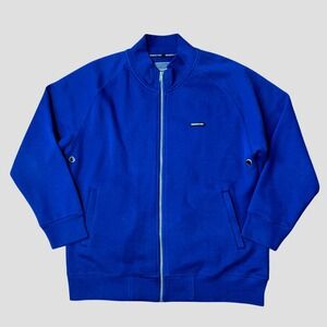 Members Only Mens Classic Fleece Full Zip Navy Vented Jacket Size XL NWOT Iconic